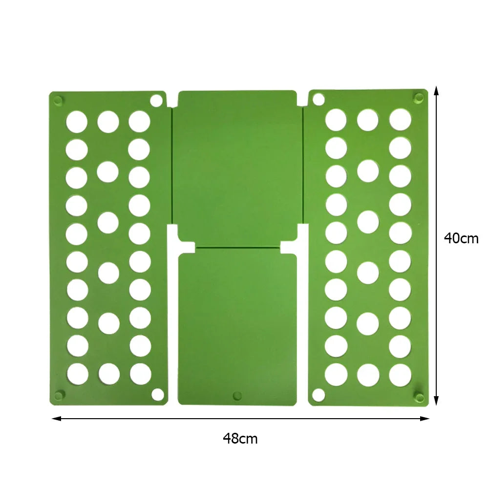 Plastic Folding Clothes Board Easy and Fast Kids Laundry Folder Folding Shirt Board Home Storage Tools for Quick Folding Clothes