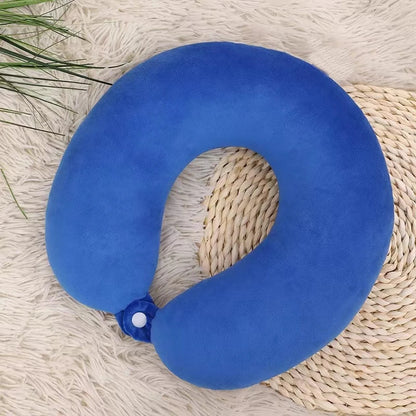 U-Shaped Neck Pillow for Cervical Support Portable Travel Pillow for Sleeping and Car Rides Massage Pillow for Naps PP Cotton U-