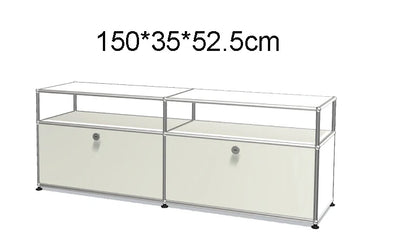 Module Furniture  Storage Modular DIY Shelf Sideboard Customized Size Night Stand Cabinet Stainless Steel Home Use