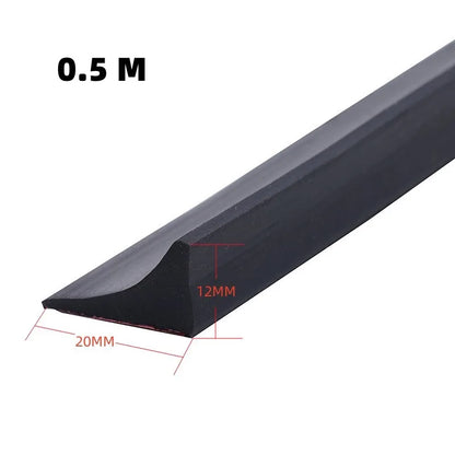 New Silicone Bathroom Water Stopper Dry Wet Separation Sealing Strips Self-adhesive Shower Drain Splash Prevention Water Dam