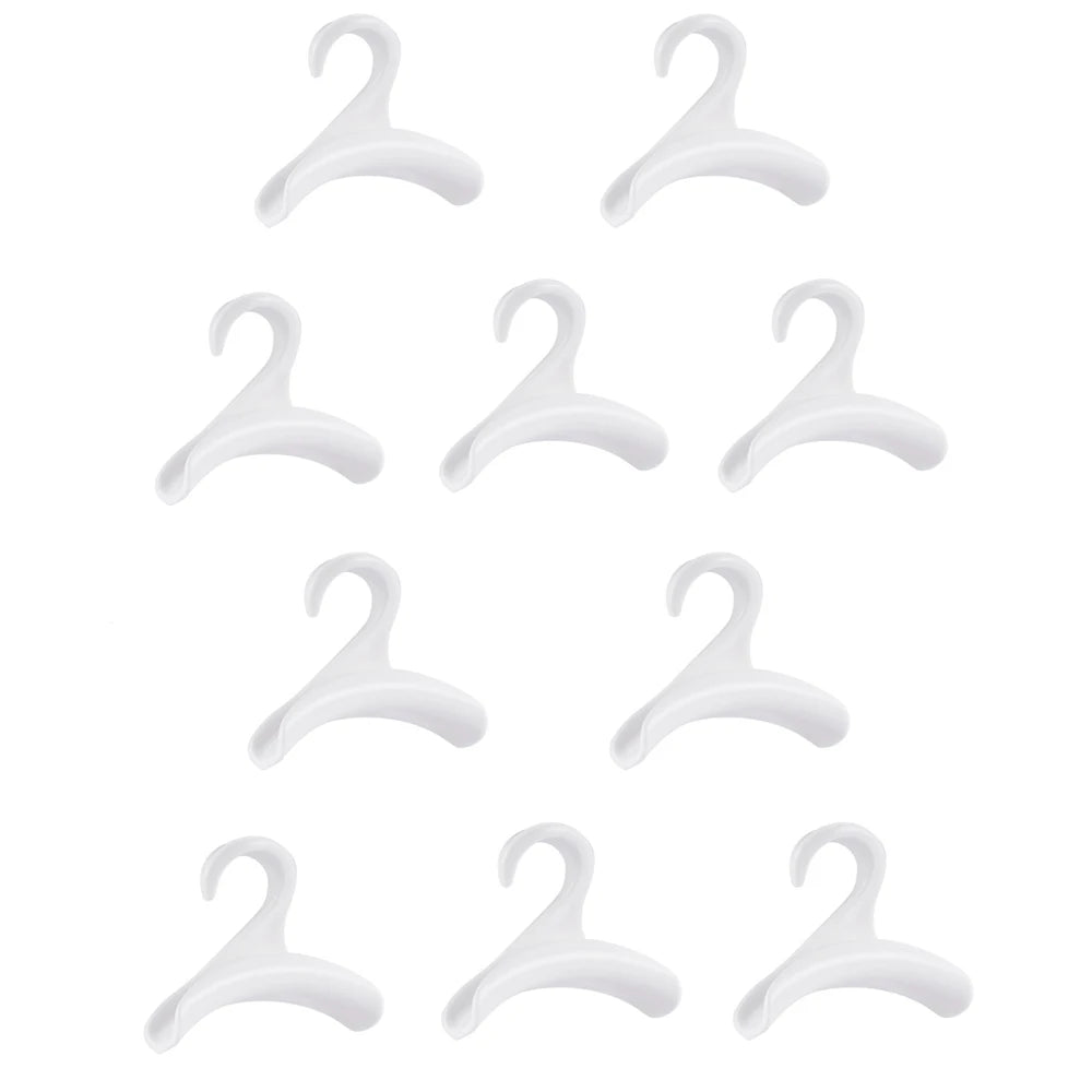 5pcs/set Arch Coat Rack Hook Bag Holder PP Material for Home Closet Storage Hat Scarf Shawl Purse Handbag Organizer Hooks