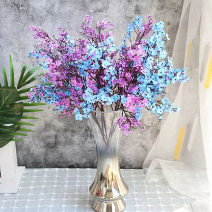 1/4pcs Artificial Flowers Cherry Blossoms Gypsophila Fake Plants DIY Wedding Bouquet Vases for Home Decor Faux Festival Branch