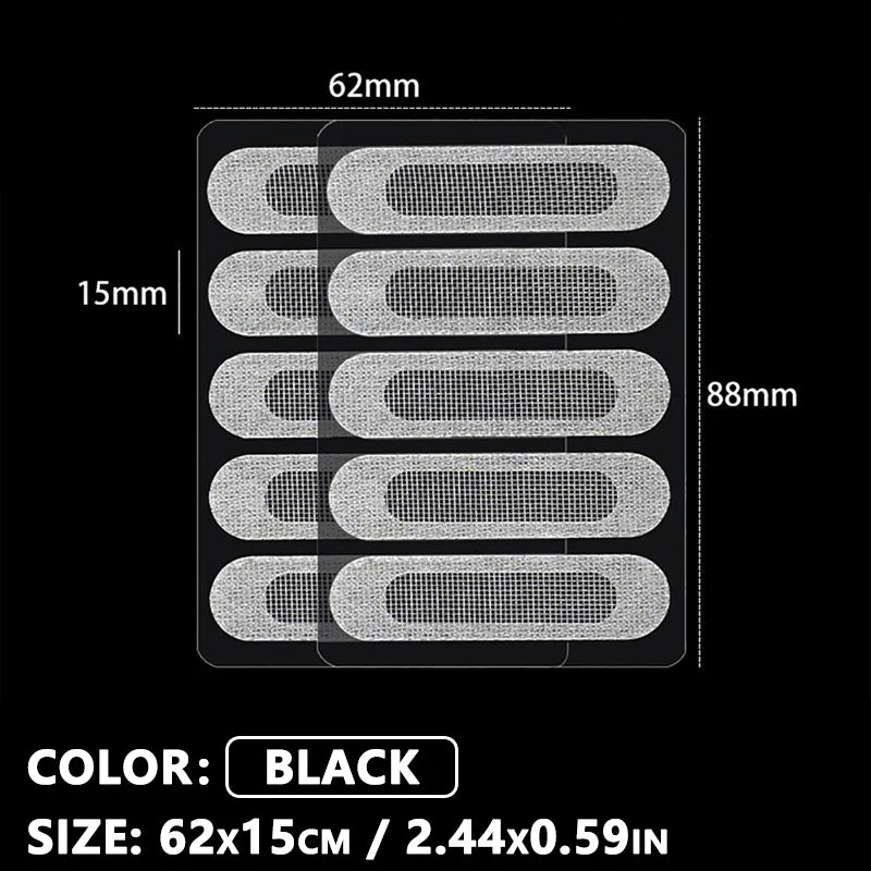 Window Mosquito Net Repair Tape Self Adhesive Window Screen Repair Patch Strong Anti-Insect Fly Mesh Broken Holes Repair