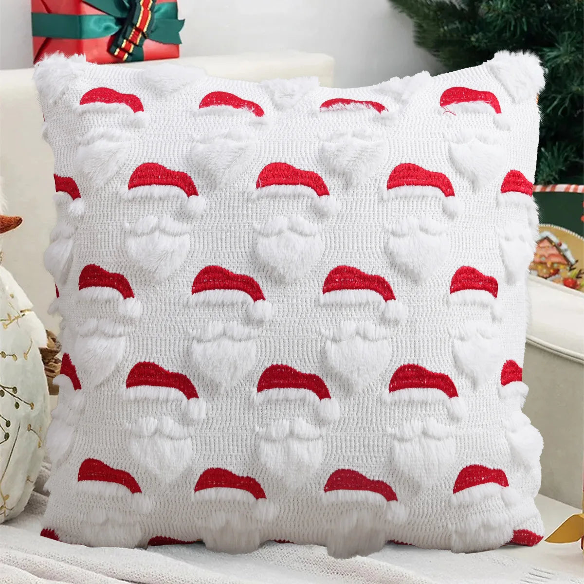 1pc Spring Decorative Throw Cushion - Knitted Spring Tree for Living Room Sofa Cushion Cover
