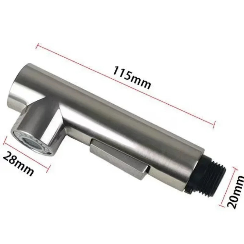 Kitchen Pull Out Faucet Sprayer Nozzle Sprayer ABS Durable Water Saving Shower Spray Head Bathroom Basin Sink Tap Replacement