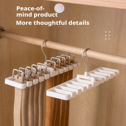 Wardrobe Belt Organizer: Multifunctional Scarf and Belt Hanger—The Ultimate Home Organization Tool