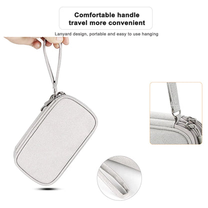 Waterproof Cable Storage Bag Digital Electronic Organizer Portable USB Data Line Charger Plug Storage Bag Travel Cable Organizer