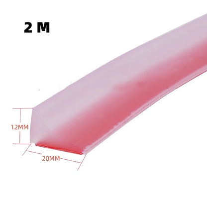 New Silicone Bathroom Water Stopper Dry Wet Separation Sealing Strips Self-adhesive Shower Drain Splash Prevention Water Dam