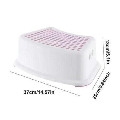 Toilet Squat Stool Non-slip Bathroom Potty Step Stool Ergonomic and Stable Squatting Stools Heavy Duty Potty Stool for Children