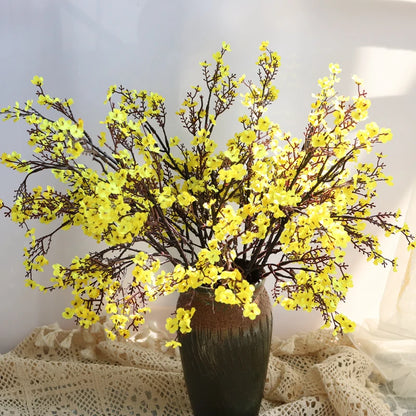 1/4pcs Artificial Flowers Cherry Blossoms Gypsophila Fake Plants DIY Wedding Bouquet Vases for Home Decor Faux Festival Branch