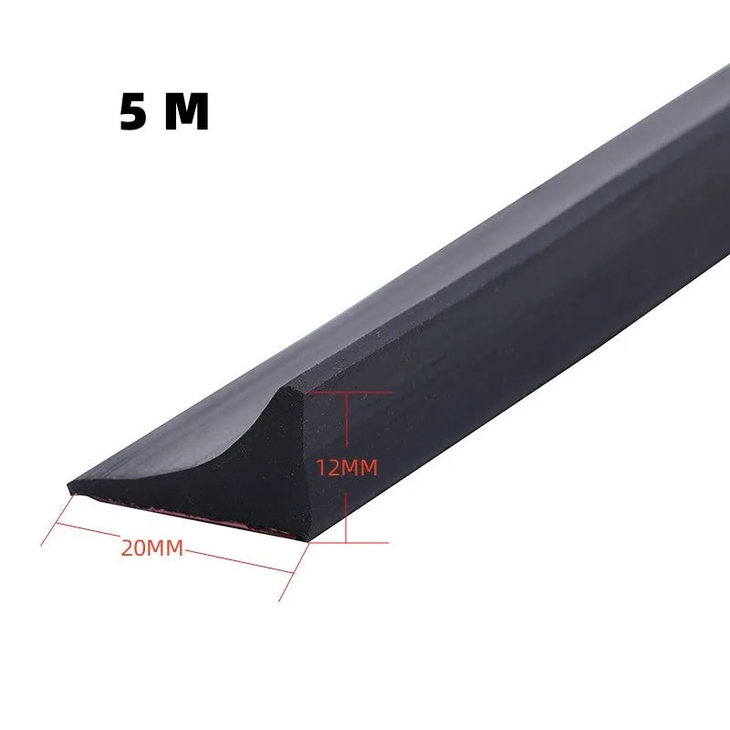 New Silicone Bathroom Water Stopper Dry Wet Separation Sealing Strips Self-adhesive Shower Drain Splash Prevention Water Dam