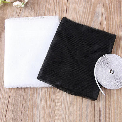 Anti Fly Mosquito Net Insect Bug Fly Screen Curtain Indoor DIY Self-Adhesive Window Mesh with Tape for Windows Accessories