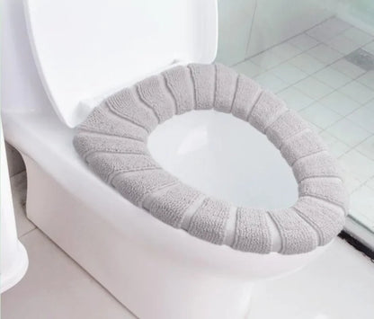 Toilet Seat Cover Warm Soft Acrylic Washable Mat Home Decor Closestool Mat Seat Case Toilet Lid Cover Accessories Bathroom Home