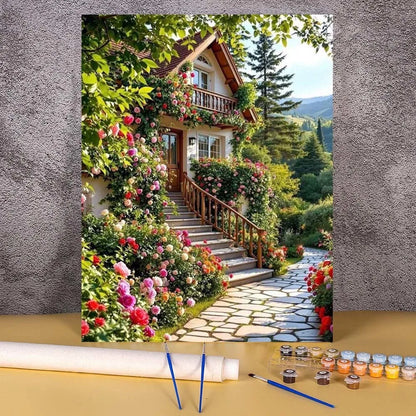 Diy Paint By Numbers Landscape Oil Painting Package For Adults Unique Gift Digital Picture Number Drawing On Canvas Home Decor