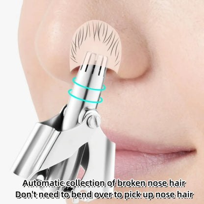 Washable Portable Ear Hair Trimmer Cleaning Without Rusting Painless Nose Hair Trimming Men'S Portable Electric Shaver Low Noise