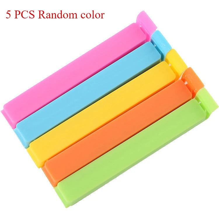5/10/20PCS Kitchen Storage Food Snack Seal Sealing Bag Clips Sealer Clamp Plastic Tool Kitchen Accessories Food Bag Clips