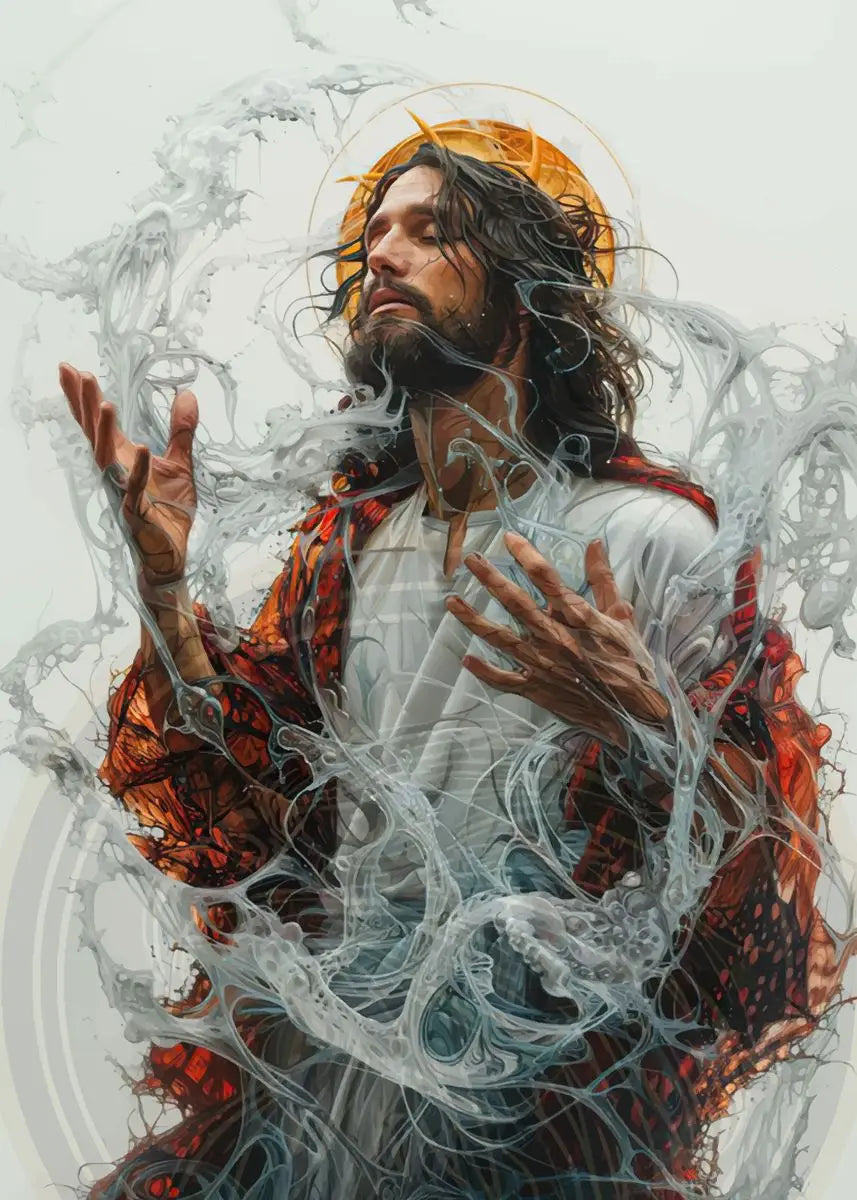 Retro Religion Jesus Walking On Water Lost Lamb Classic Posters Prints Canvas Painting Wall Art Picture Living Room Home Decor
