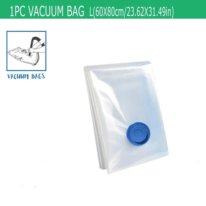 Vacuum Storage Bags, Space Saver Bags Compression for Comforters and Blankets, Sealer Clothes Travel Packing Organizer