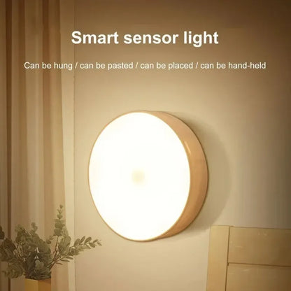 LED Smart Cabinet Lights with Human Body Sensor Emergency Automatic Lighting USB Rechargeable Wireless Magnetic Suction