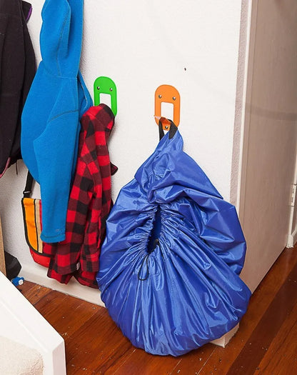 Multifunction Portable Kids Toys Quick Storage Organizer Bags Outdoor Toy Cushion