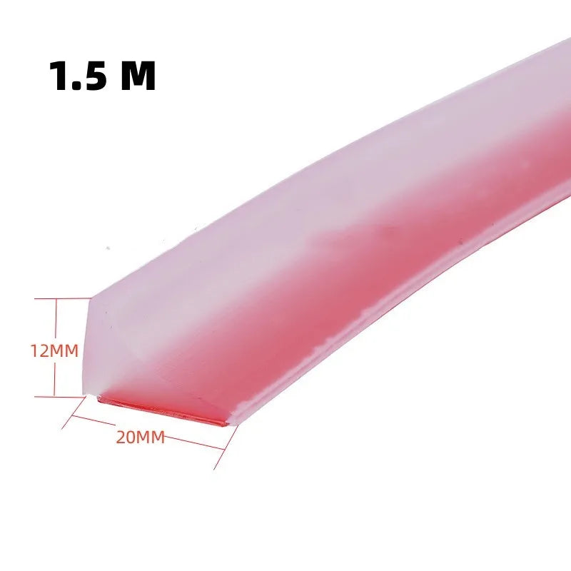 New Silicone Bathroom Water Stopper Dry Wet Separation Sealing Strips Self-adhesive Shower Drain Splash Prevention Water Dam