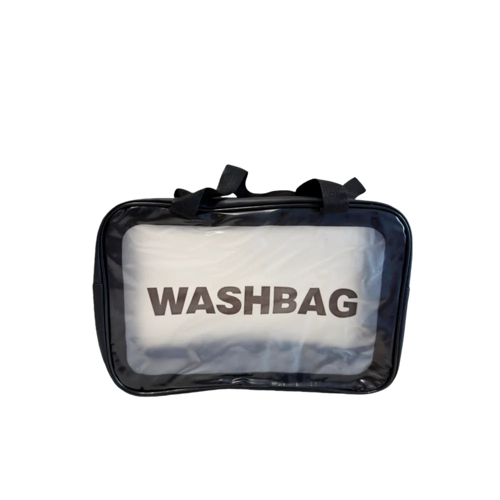 Large Capacity Dust Proof Make Up Storage Handbags Portable Cosmetic Wash Bag PVC Fashion Transparent Travel Bags