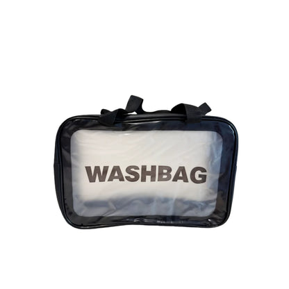 Large Capacity Dust Proof Make Up Storage Handbags Portable Cosmetic Wash Bag PVC Fashion Transparent Travel Bags