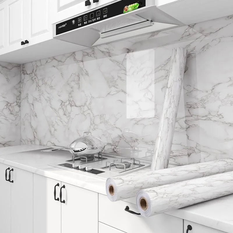 Marble Contact Paper for Countertops, Removable Wallpaper Peel and Stick, Self Adhesive Counter Top Waterproof for Kitchen Backs