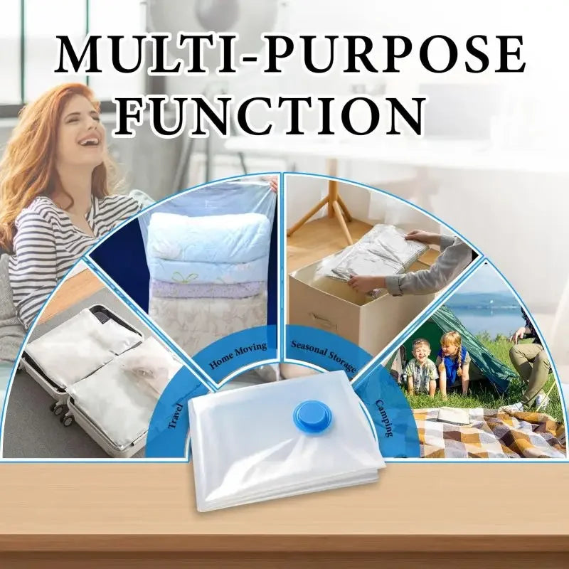 Vacuum Storage Bags Wardrobe Organizer Vacuum Seal Bag Space Saving Bags for Clothes Pillow Bedding Blanket Packaging Storager