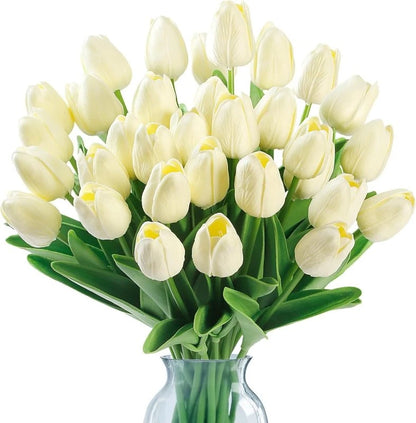 5/10PCS Artificial Flowers Real Touch Tulip Scrapbook Vase Home Room Decora Wedding Garden Arch Garland Brial Bouquet Diy Gifts