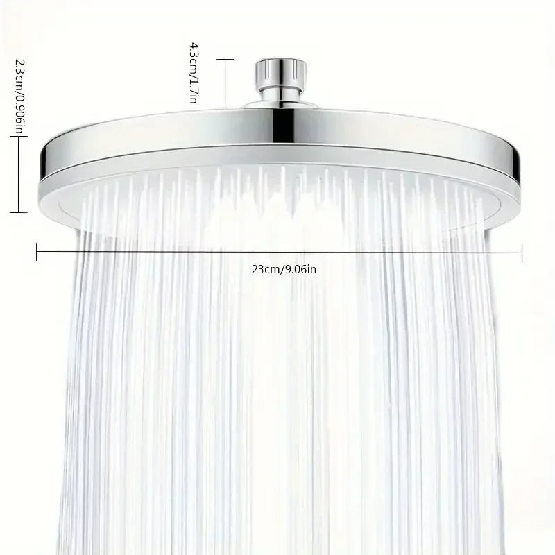 High Pressure Top Rain Shower Heads 6 Modes Rainfall Shower Head Bathroom  Shower Faucet Accessories With Filter
