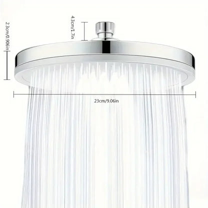 High Pressure Top Rain Shower Heads 6 Modes Rainfall Shower Head Bathroom  Shower Faucet Accessories With Filter