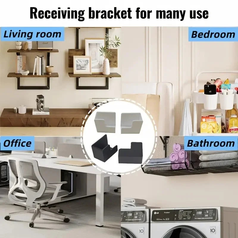 No-Drill Bathroom Storage Rack  Wall-Mounted Weight Scale Organizer with Strong Adhesive Space-Saving Durable for Gym Home Casa