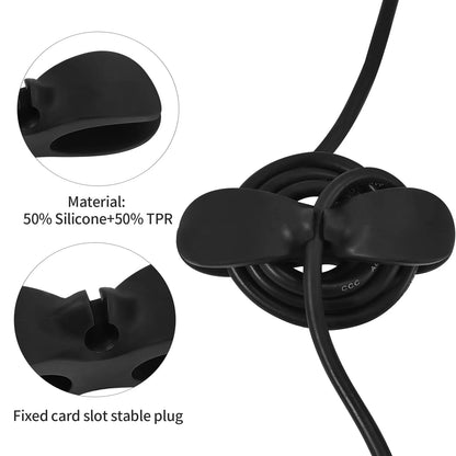 3-6pcs Cord Winder Organizer for Kitchen Appliance Cord Wrapper CableManagement Clip Holder for Air Fryer Coffee Machine Fixer