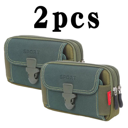 Man Belt Pouch Mobile Phone Bag for Men Phone Holster Bag Molle Waist Bag Pack Small Tactical Duty Belt Backpack Card Holder