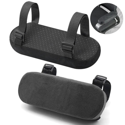 2Pcs Office Chair Parts Arm Pad Memory Foam Armrest Cover Cushion Pads For Home Office Chair Comfortable Elbow Pillow