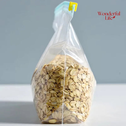 10/45Pcs Reusable Storage Bags with Zipper Lock Food Grade Transparent Perfect for Kitchen Organization and Pantry