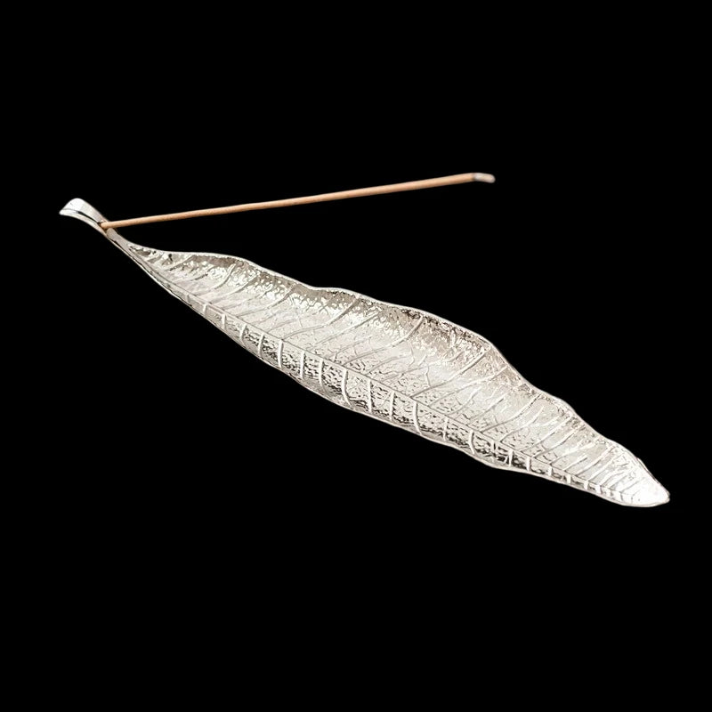 Japanese Style 21cm Zen Fishing Man Incense Burner Metal One Leaf Sandalwood Incense Sticks Holder Alloy Home Decor Ornaments
