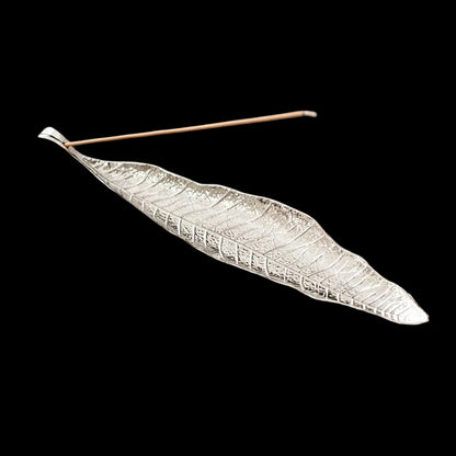 Japanese Style 21cm Zen Fishing Man Incense Burner Metal One Leaf Sandalwood Incense Sticks Holder Alloy Home Decor Ornaments