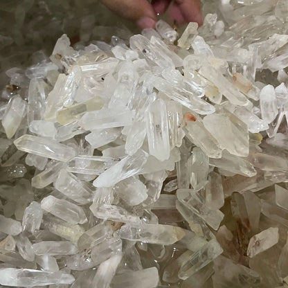 1000g/bag Bulk 100% Natural Clear Quartz Healing Crystal Point Wand Energy Stone Raw Rock Mineral Specimen Home Decor