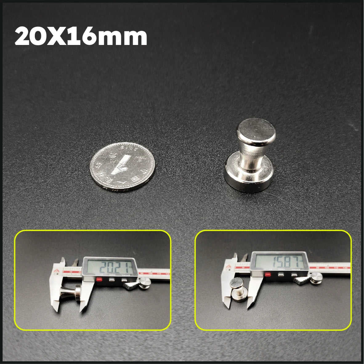5/10/20 PCs Super Strong Neodymium Magnet Magnetic Pushpins Sucker Thumbtack Steel Magnet Push Pin for Refrigerator Whiteboard