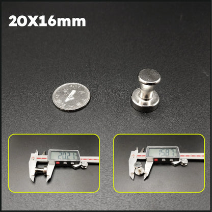 5/10/20 PCs Super Strong Neodymium Magnet Magnetic Pushpins Sucker Thumbtack Steel Magnet Push Pin for Refrigerator Whiteboard