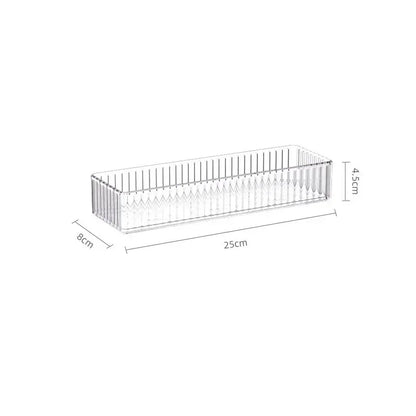 Transparent Box Storage Organizer Desk Plastic Storage Box Container Drawer Organizer Jewelry Box Makeup Organizer Boxes 2042
