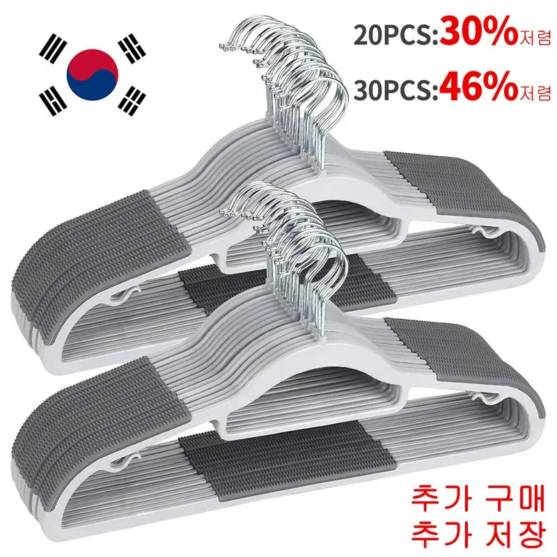 Clothes Household Clothing Storage Anti Slip, Scratch Resistant, Shoulder Corner Drying Rack Heavy Duty Standard Plastic Hangers