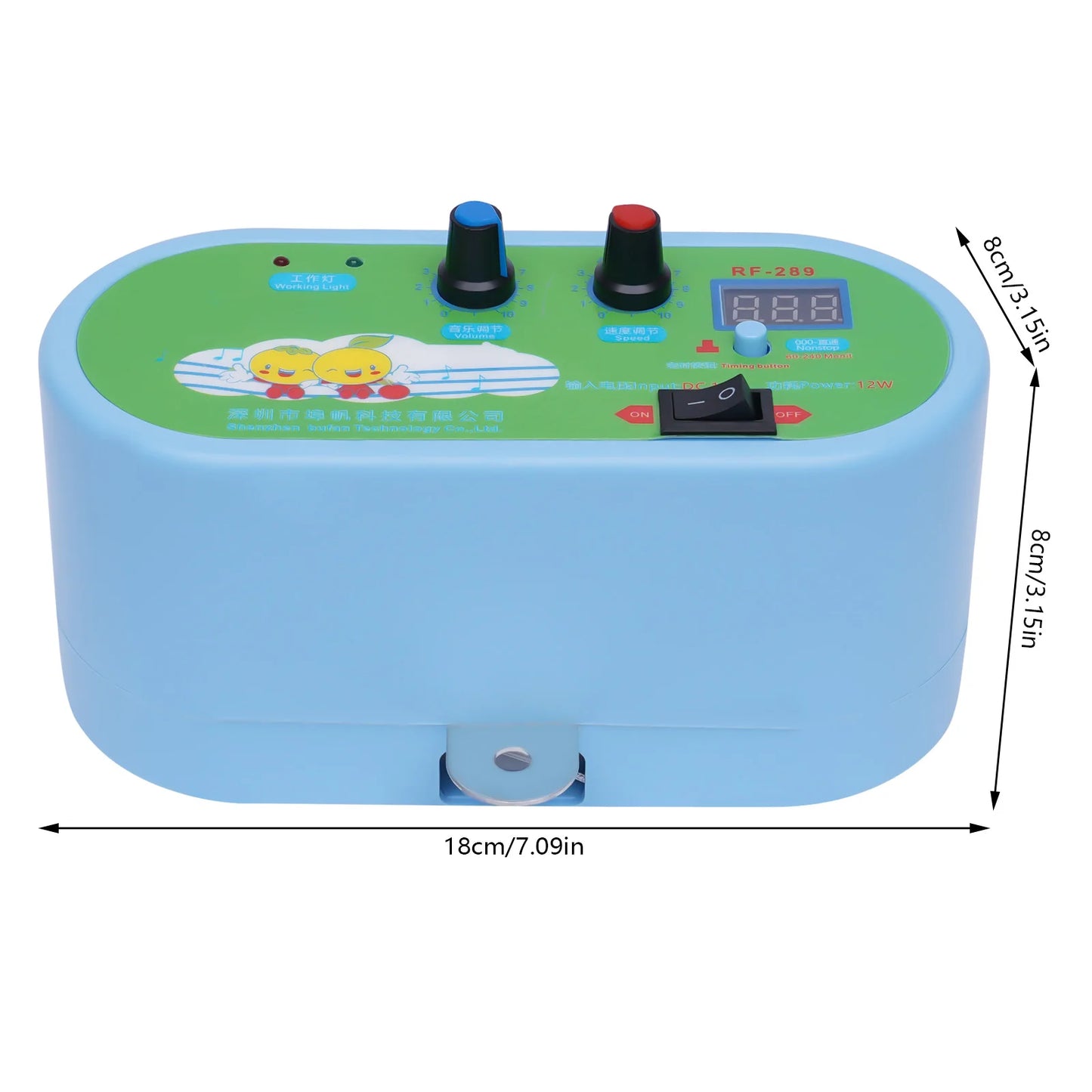 Electric Baby Swing Controller, Hanging Electric Cradle Control w/Adjustable Timer Swing Spring for Baby