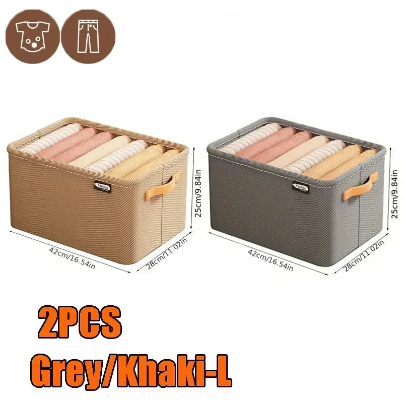 Thicken Clothes Organizer Pants Sweater Storage Cabinets Drawers Organizer Jeans Storage Box Wardrobe Clothes Storage Organizers