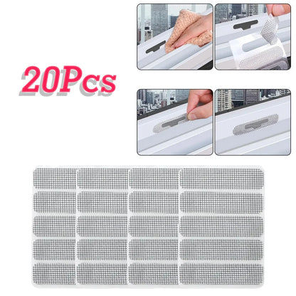 5/10/20Pcs Window Screen Repair Sticker Window Net Anti-mosquito Mesh Door Mosquito Netting Patch Repair Broken Hole Screen Net