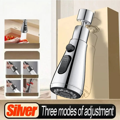 3 In1 Kitchen Replaceable Faucet Sprayer Nozzle ABS Durable Water Tap Water Basin Sink Shower Spray Head Multifunctional Hydrant