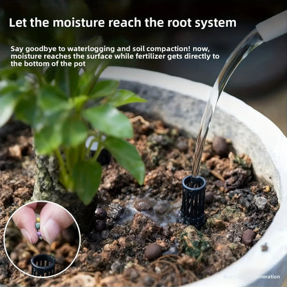 10/20Pcs Deep Breathable Fertilizer Tube for Flower Pots To Prevent Root Rot, Potted Plants, Succulent Maintenance Tools