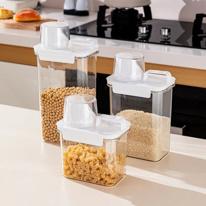 Household Rice Storage Bucket Insect Proof Moisture-Proof Sealed Container for Grains Pet Food Miscellaneous Storage Box